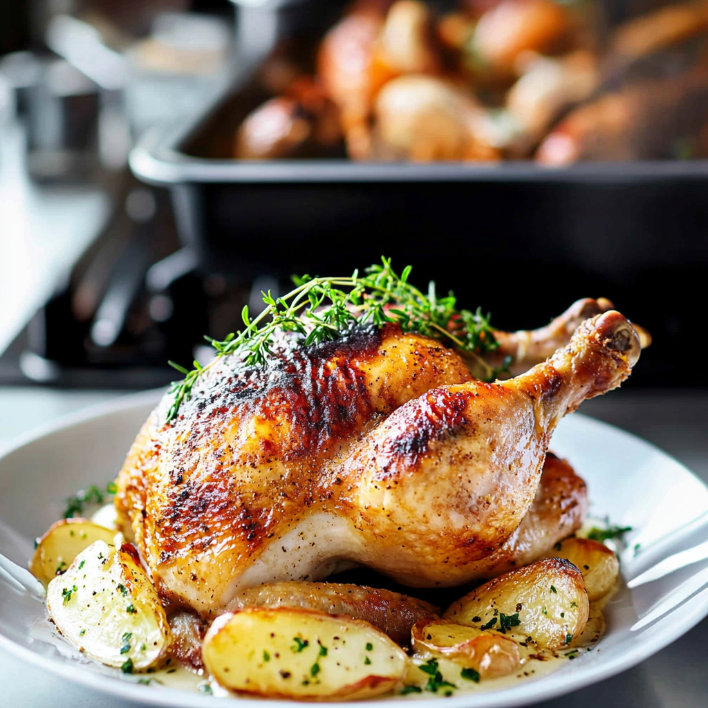 Oven-Roasted Chicken Dish