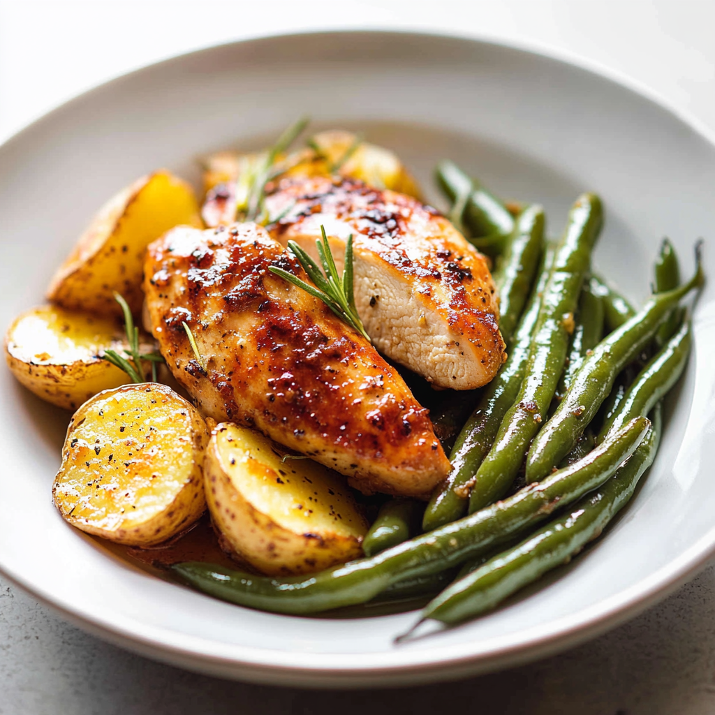 Delicious Chicken Green Beans and Potatoes Dish