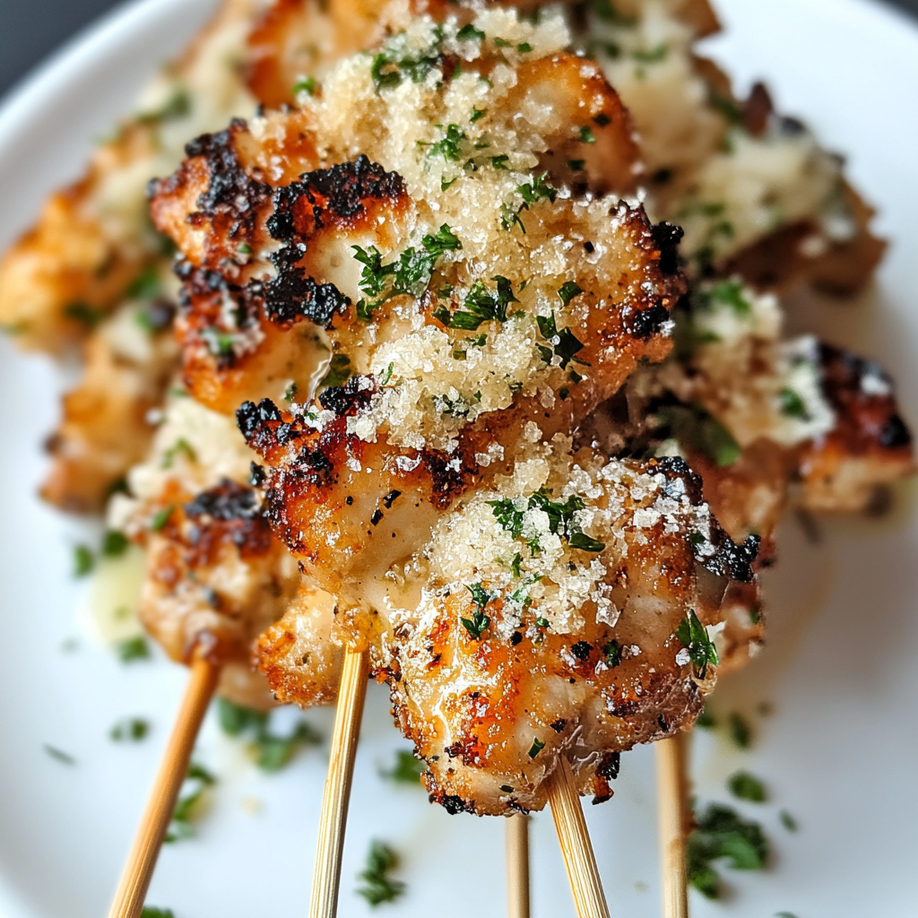 Recipe preparation for Blackstone Garlic Parmesan Chicken
