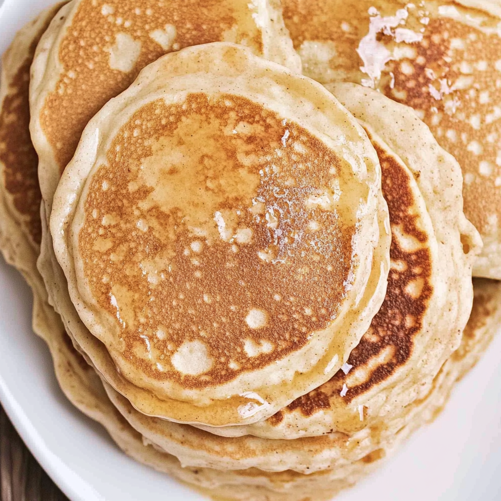 Recipe preparation for Vanilla Cinnamon Buttermilk Pancakes