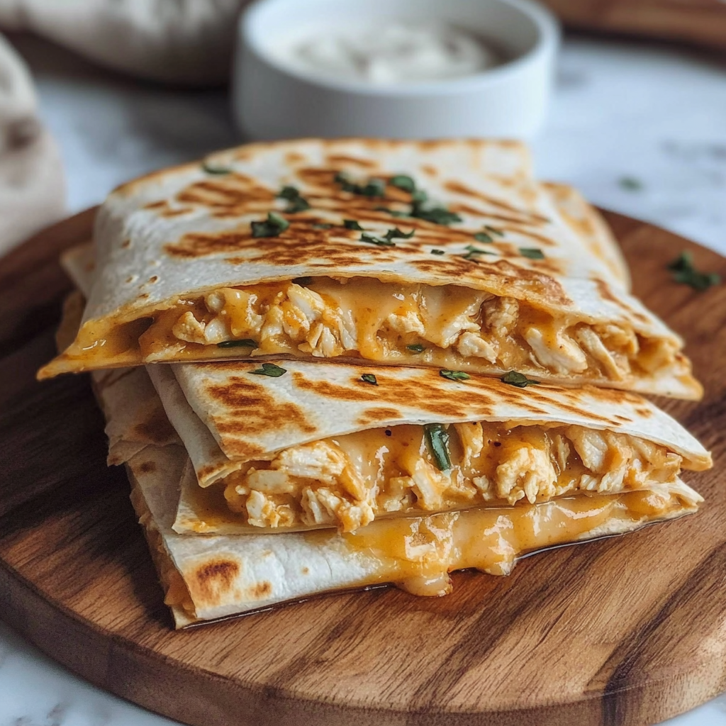 Recipe preparation for Taco Bell Chicken Quesadilla