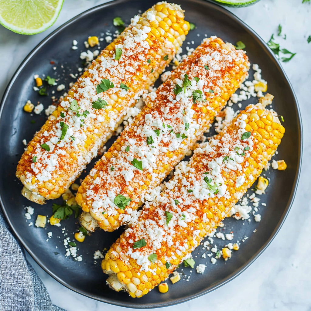 Recipe preparation for Homemade Mexican Street Corn