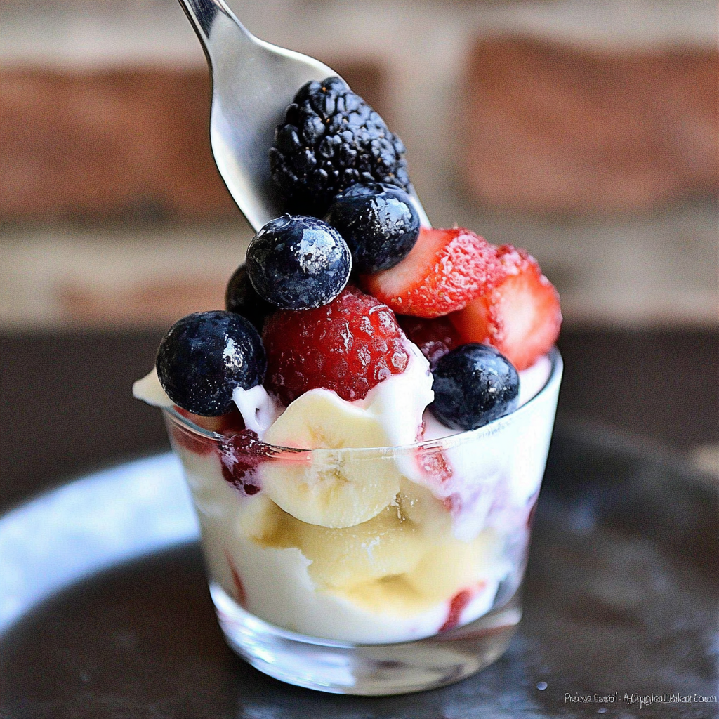 Recipe preparation for Mixed Berry Mini Trifles