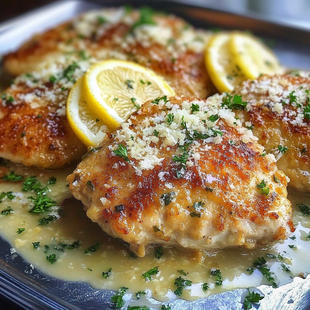 Recipe preparation for Lemon Chicken Romano