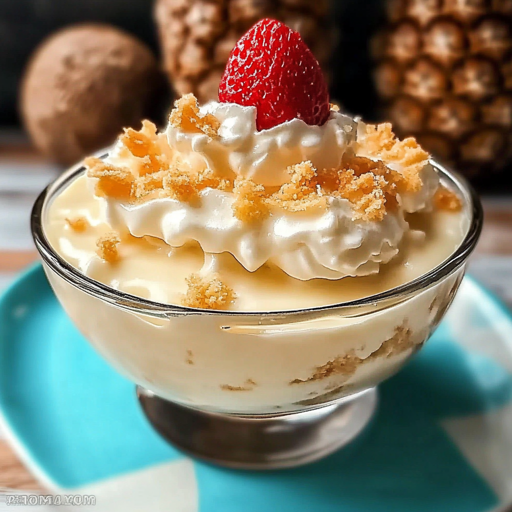 Recipe preparation for Pina Colada Fluff