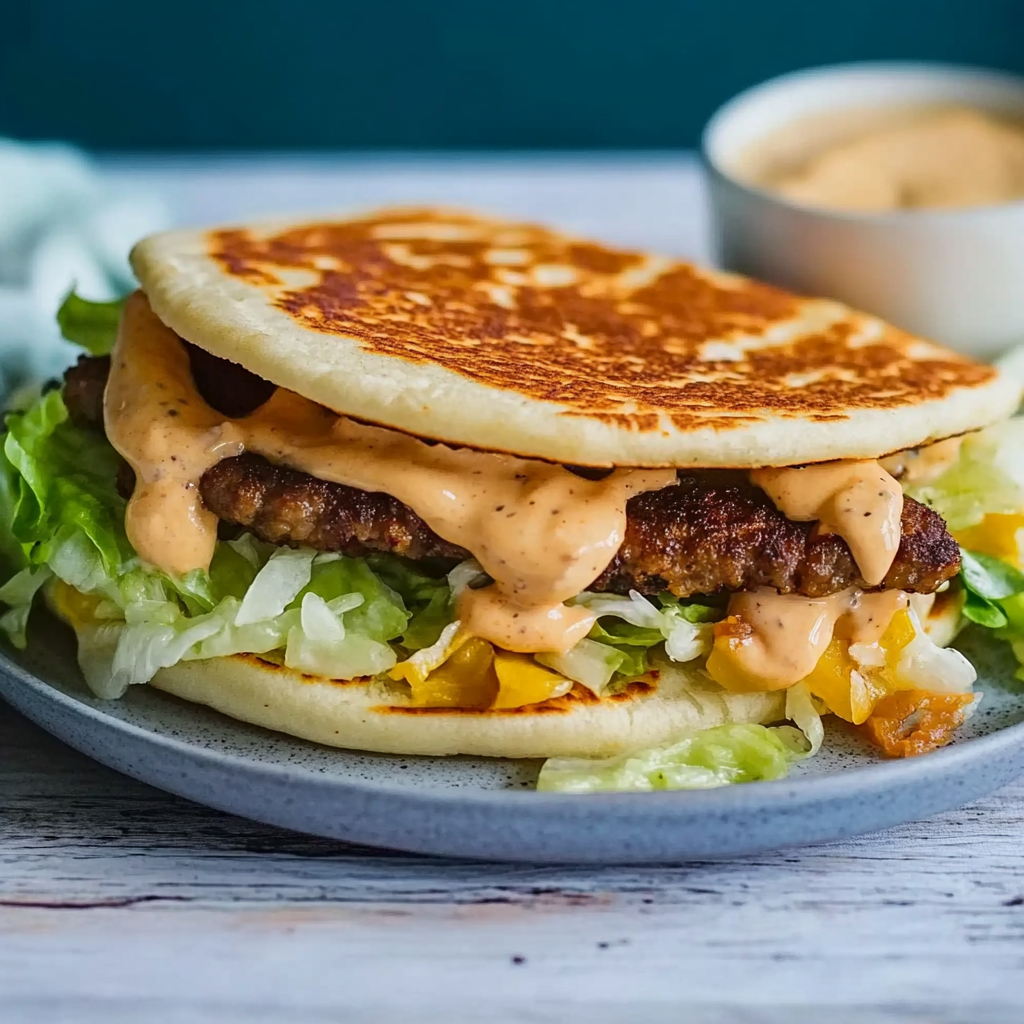 Recipe preparation for Smash Burger Tacos