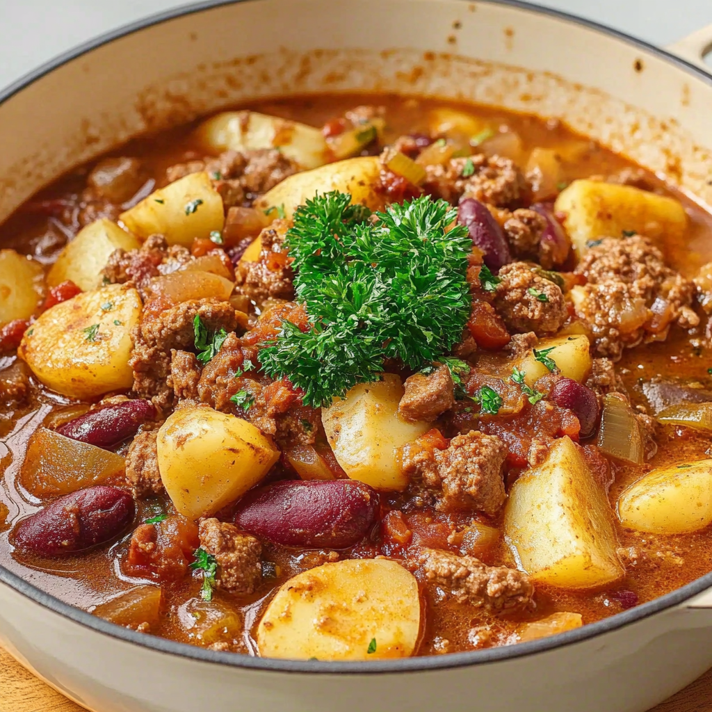 Recipe preparation for Cowboy Stew