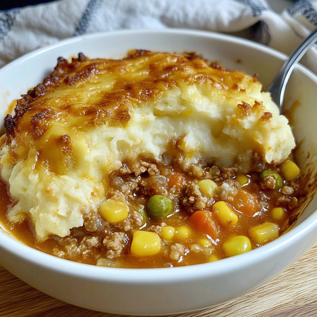 Recipe preparation for Quick & Easy Shepherd's Pie