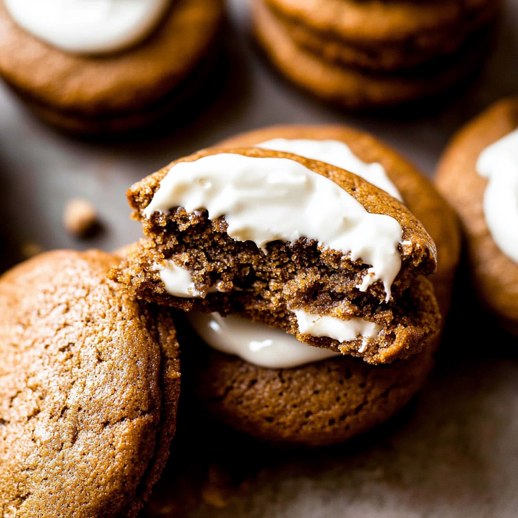 Recipe preparation for Gingerbread Whoopie Pies