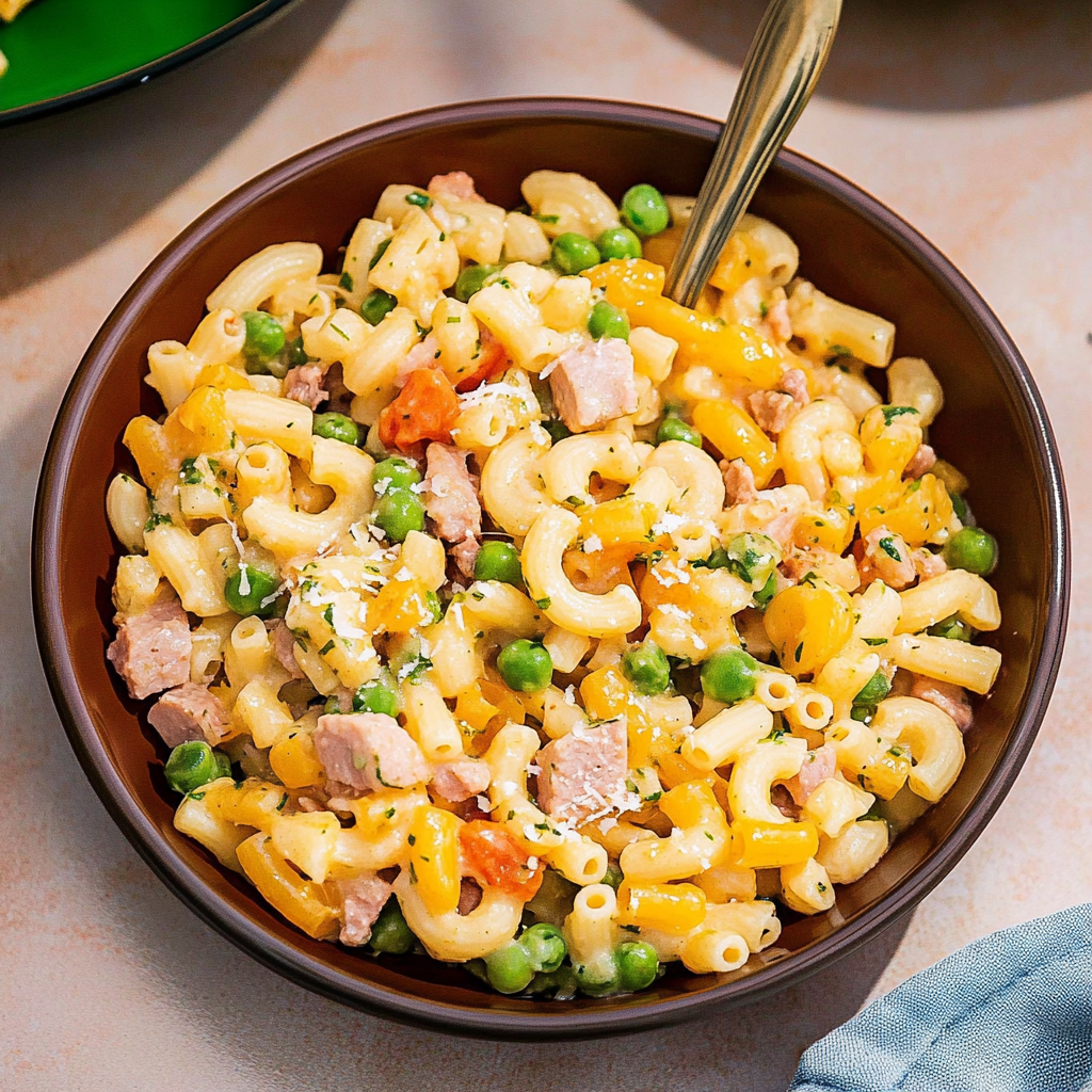 Recipe preparation for Mexican Macaroni Salad