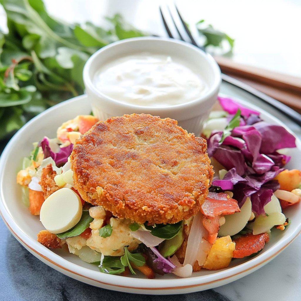 Recipe preparation for Vegan Chickpea Patties