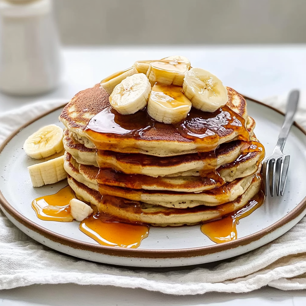 Recipe preparation for Banana Pancakes