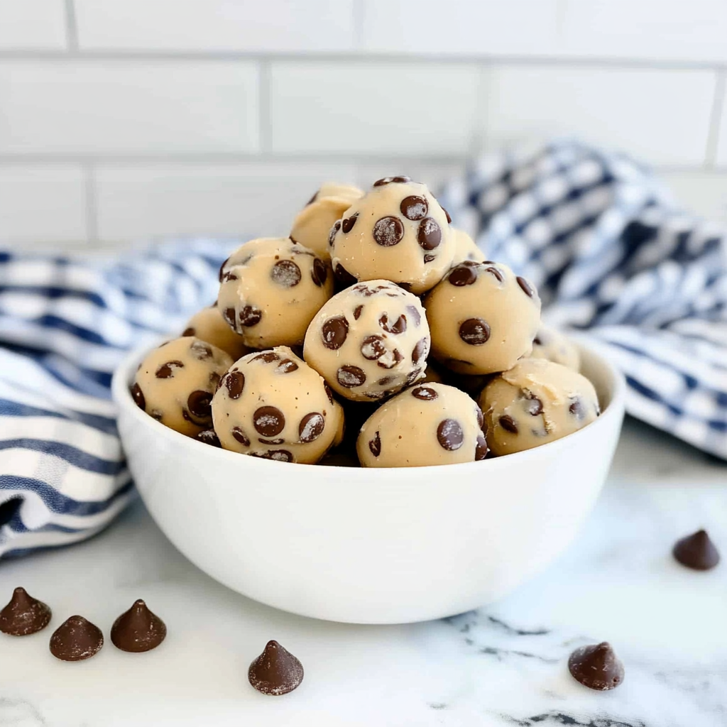 Recipe preparation for Cookie Dough Bites