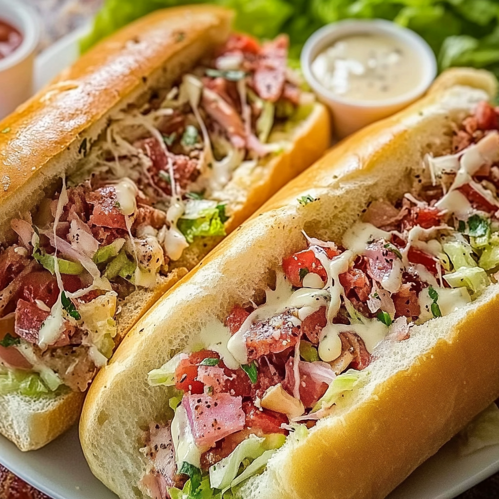 Recipe preparation for Chopped Italian Sandwich