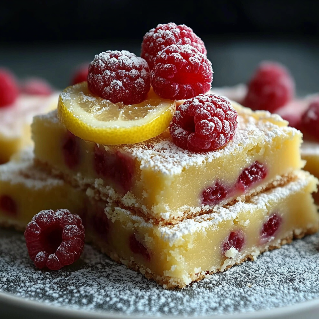 Recipe preparation for Raspberry Lemon Bars