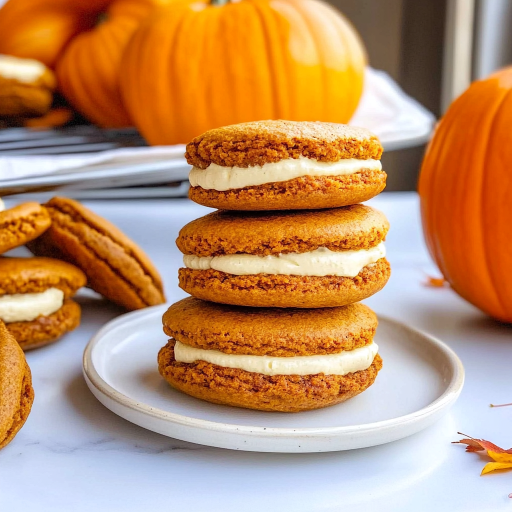 Recipe preparation for Pumpkin Whoopie Pies