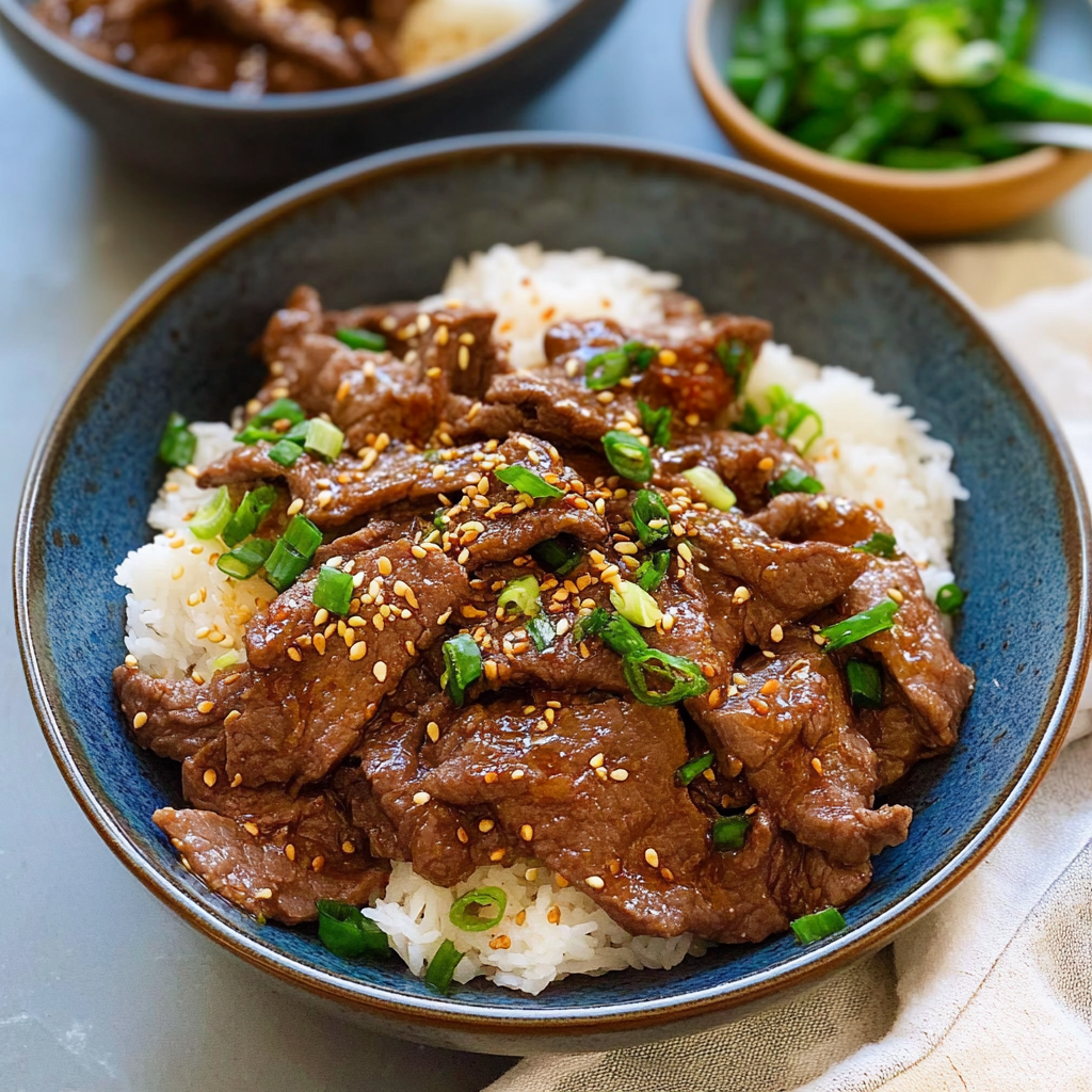 Recipe preparation for Bulgogi