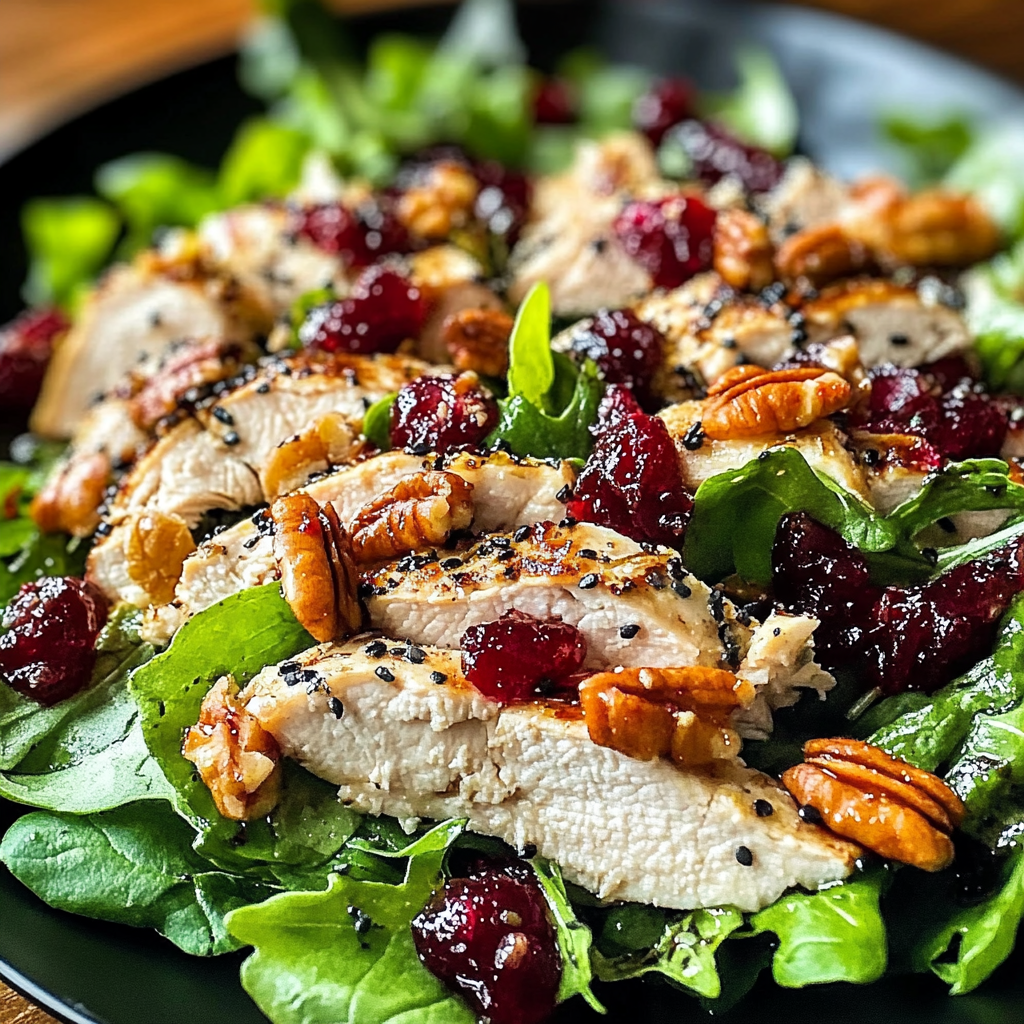 Recipe preparation for Cranberry Pecan Chicken Salad