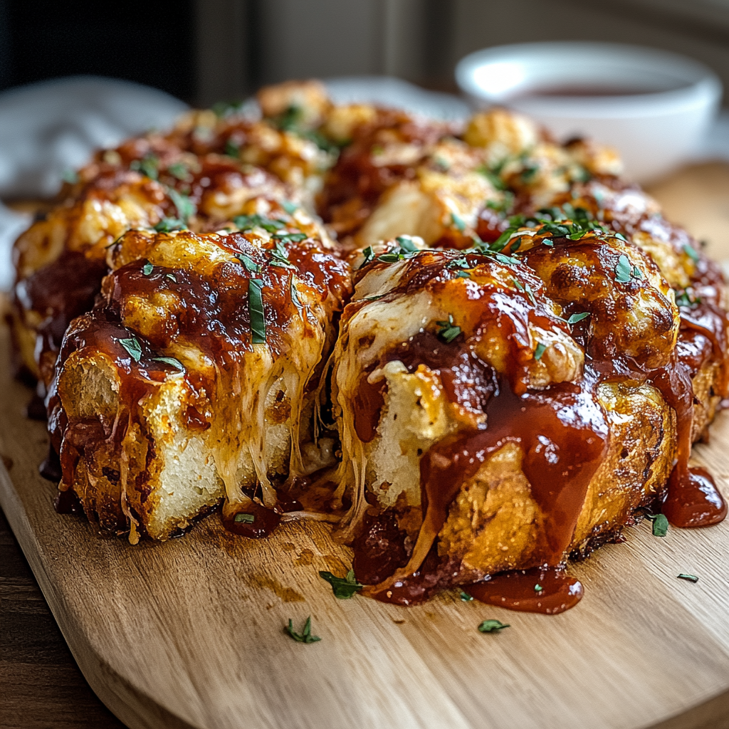 Recipe preparation for Pizza Monkey Bread