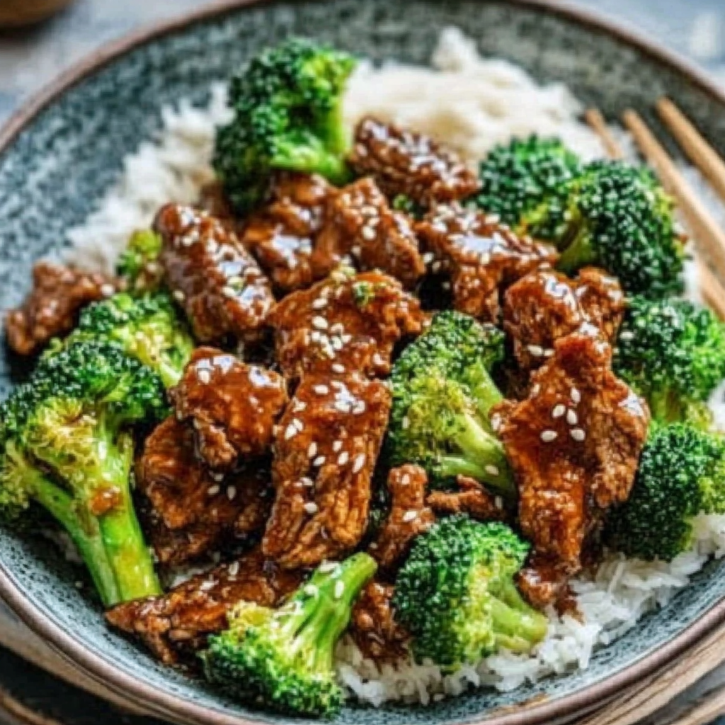 Recipe preparation for chinese beef and broccoli
