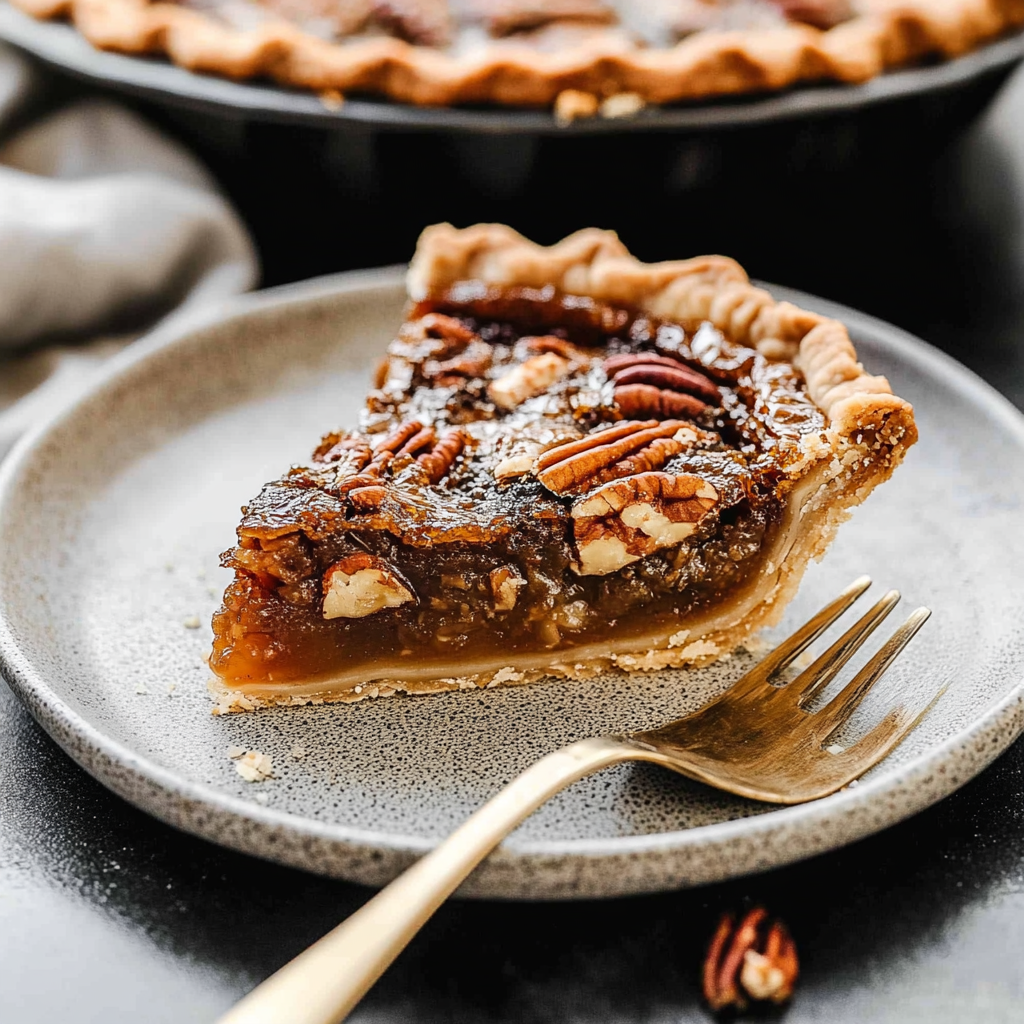 Recipe preparation for Pecan Pie