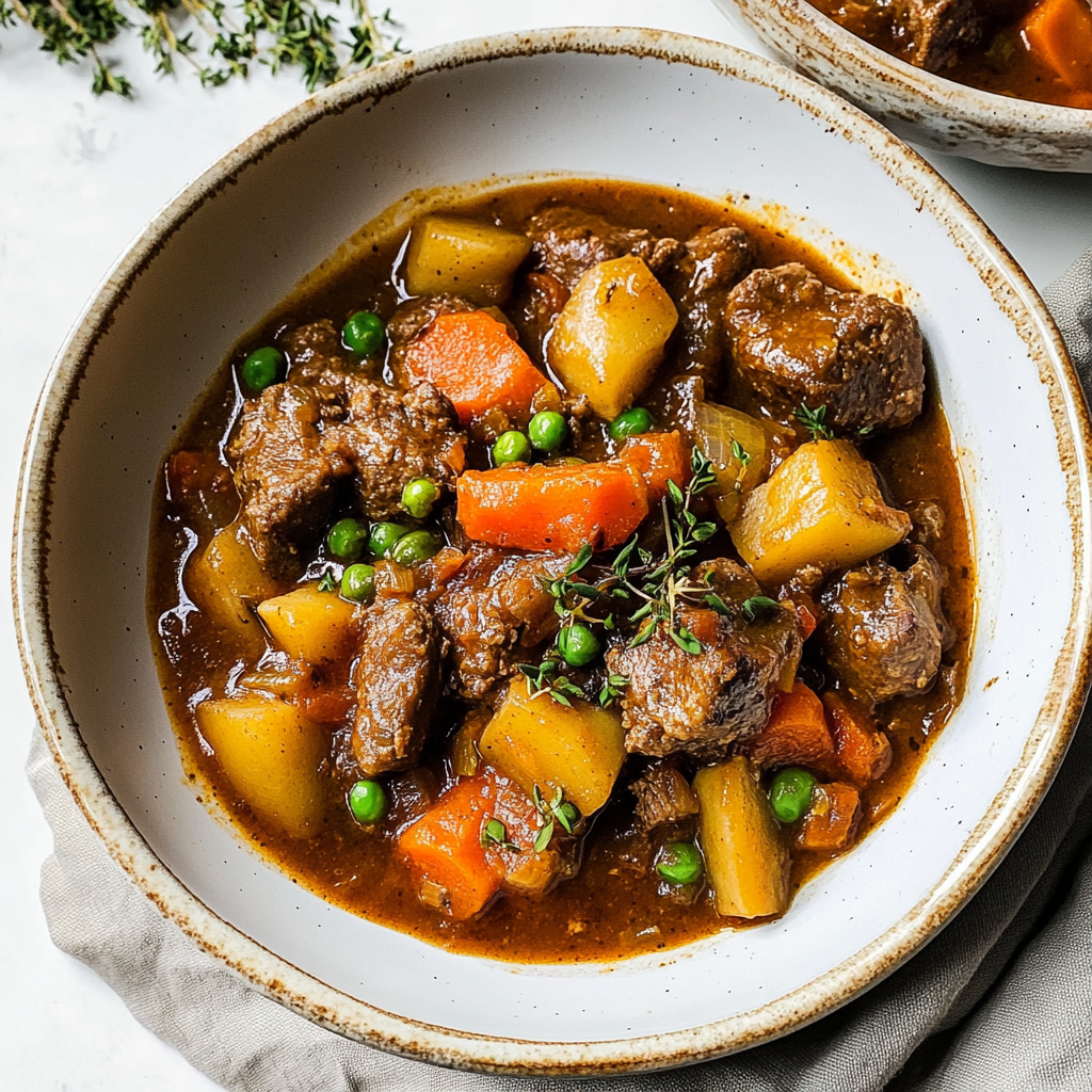 Recipe preparation for Beef Stew