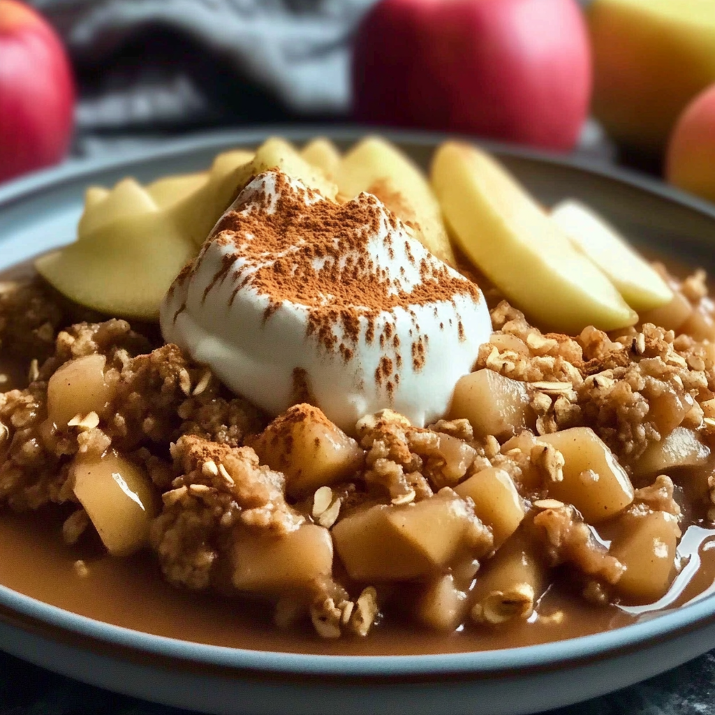 Recipe preparation for Cozy Fall Apple Delight
