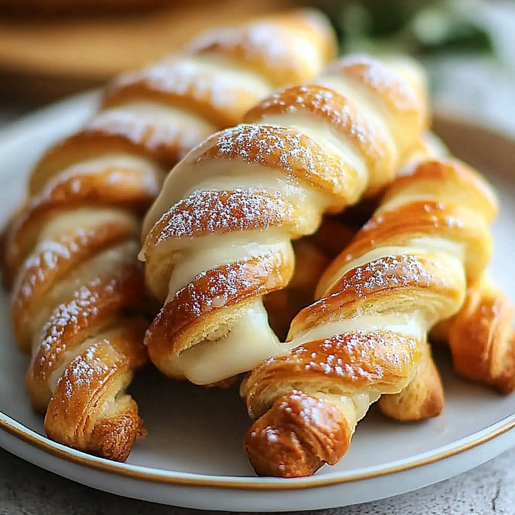 Recipe preparation for Crescent Cinnamon Twists