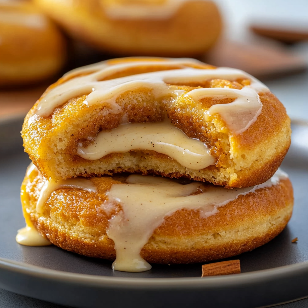 Recipe preparation for Pumpkin Cinnamon Rolls Browned Butter
