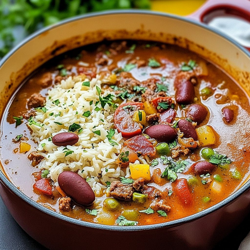 Recipe preparation for Classic Creole Comfort Food