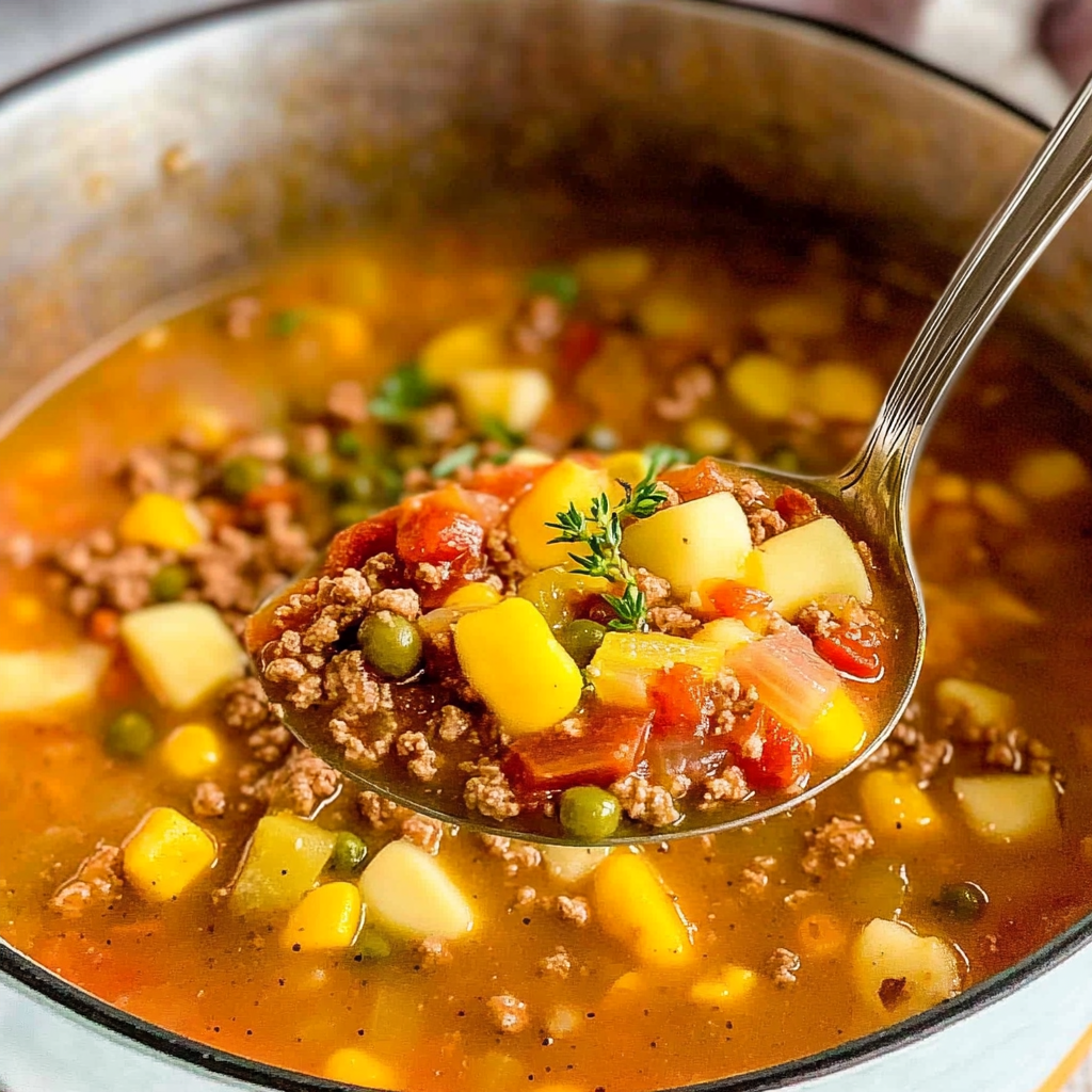 Recipe preparation for cowboy soup