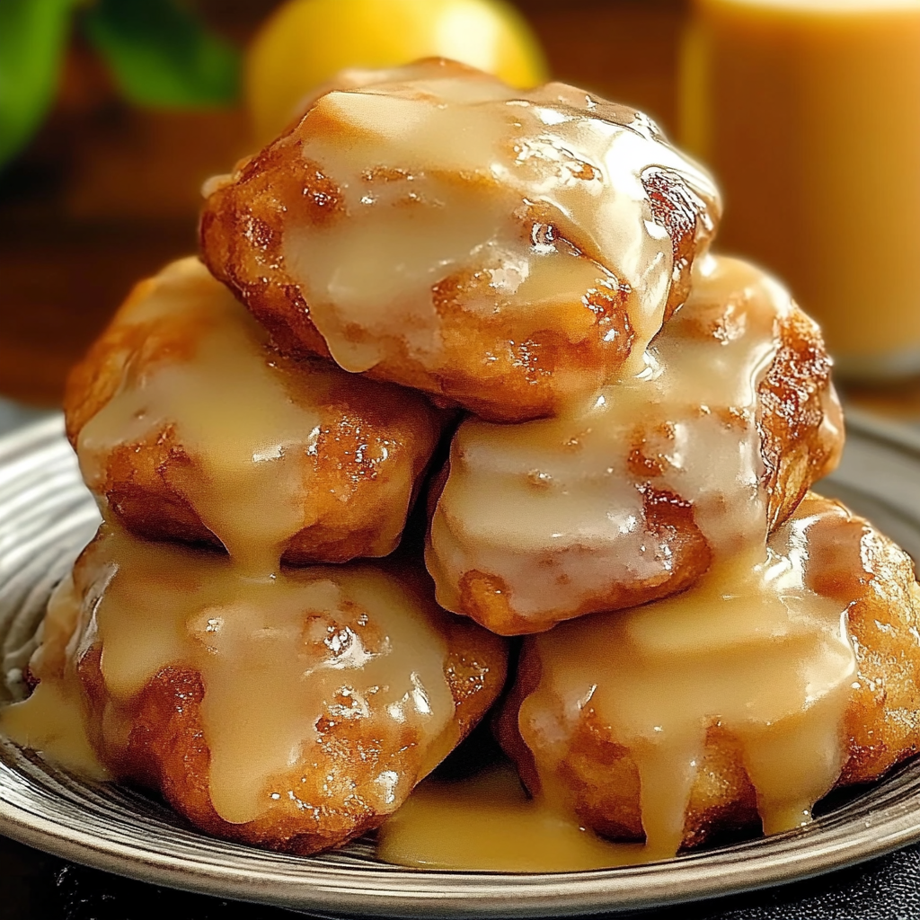 Recipe preparation for Baked Apple Fritters