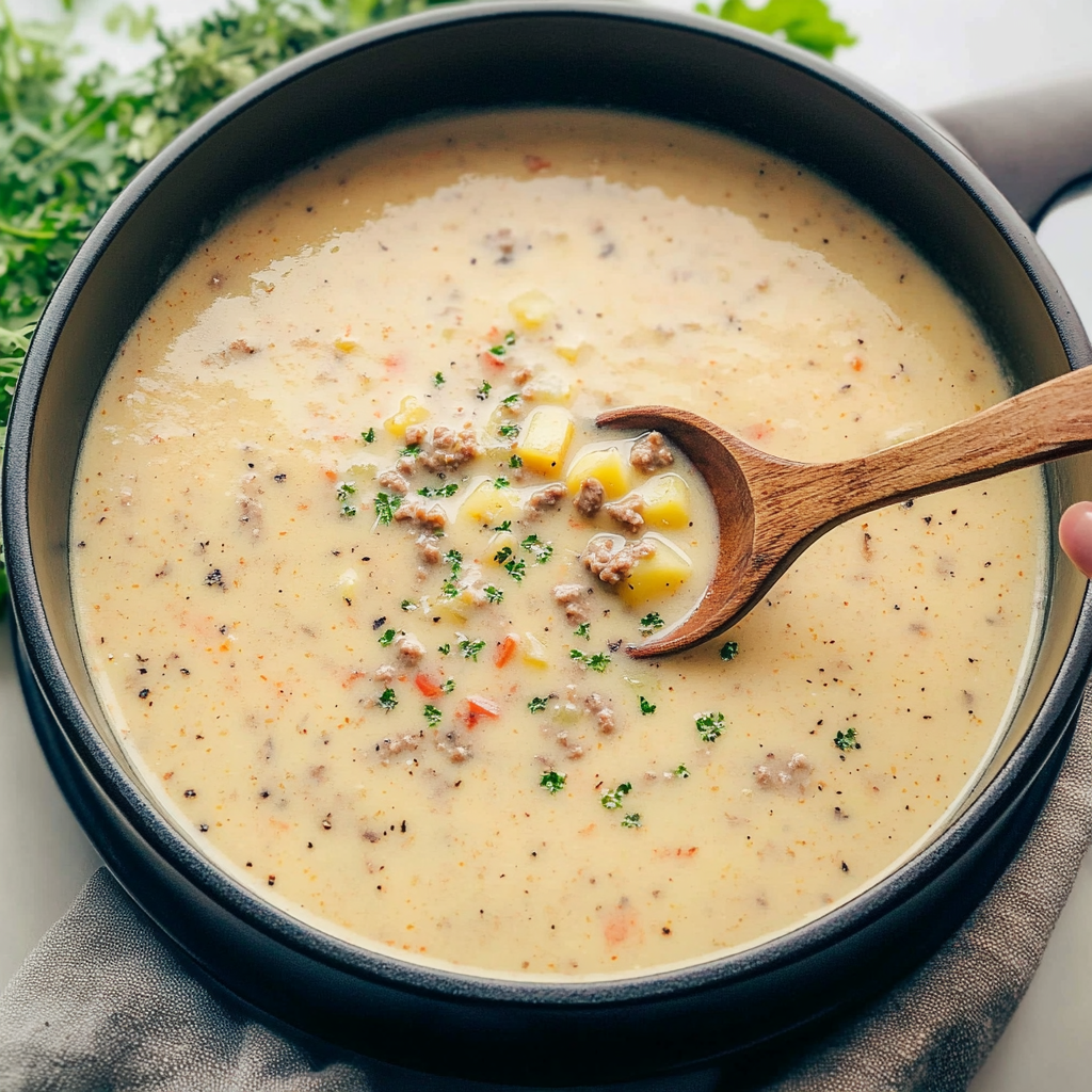 Recipe preparation for Sausage Potato Soup