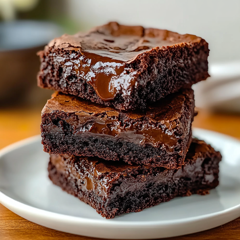 Recipe preparation for Fudgy Chewy Browkies