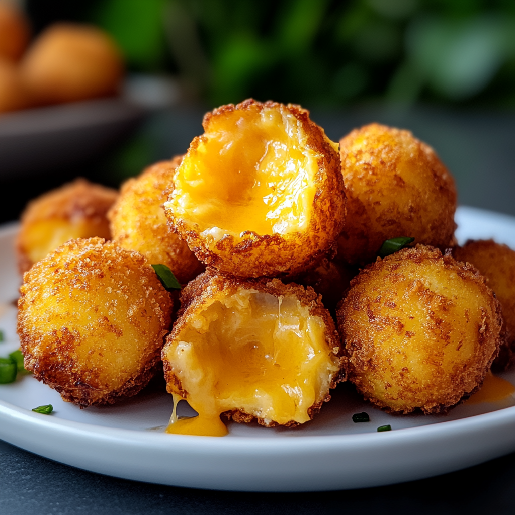 Recipe preparation for Crispy Fried Cheese Balls
