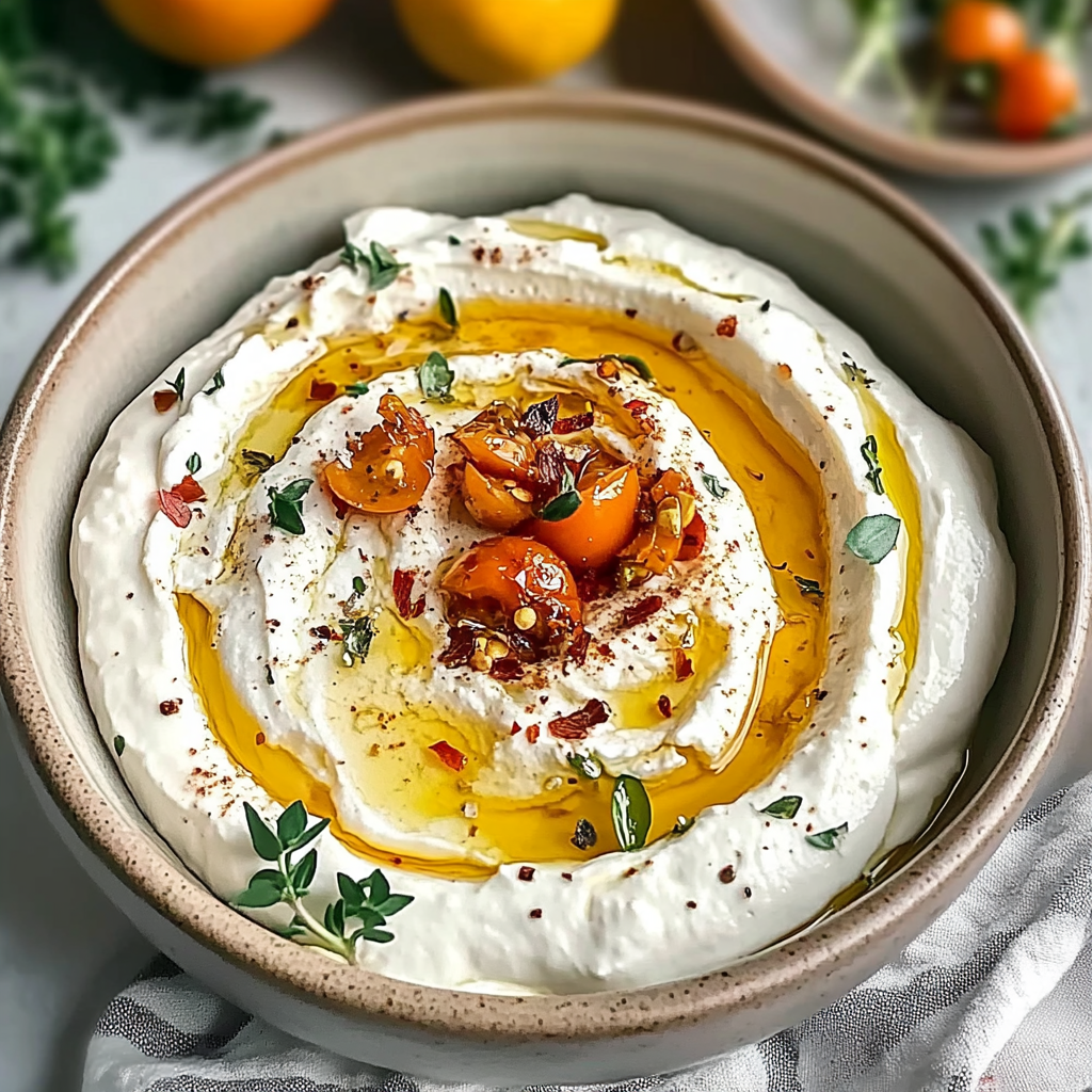 Recipe preparation for Spicy Ricotta Dip
