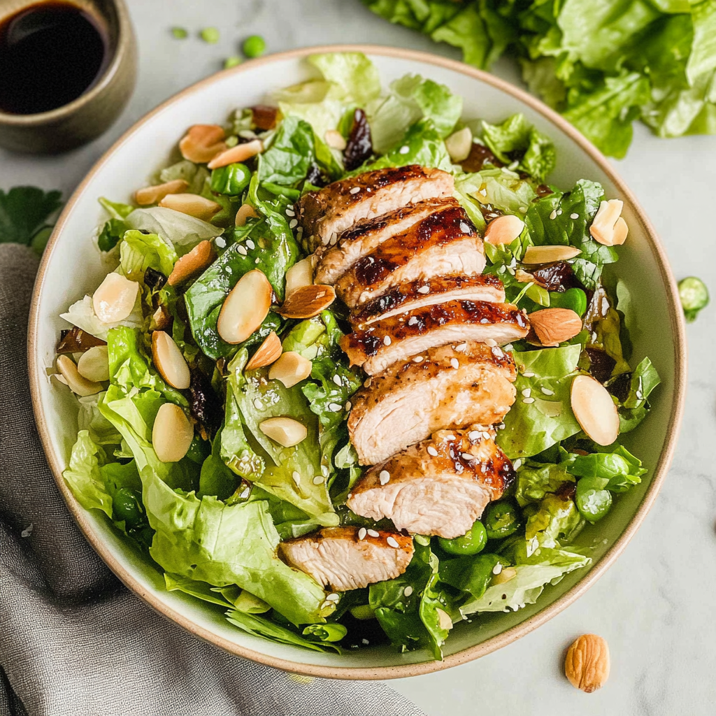 Recipe preparation for Panera Asian Sesame Salad