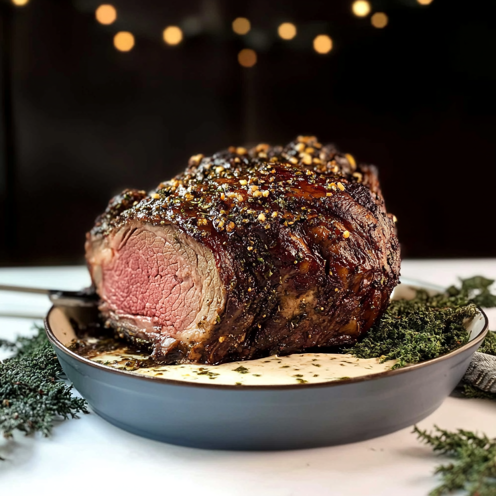 Recipe preparation for Standing Rib Roast (Prime Rib)