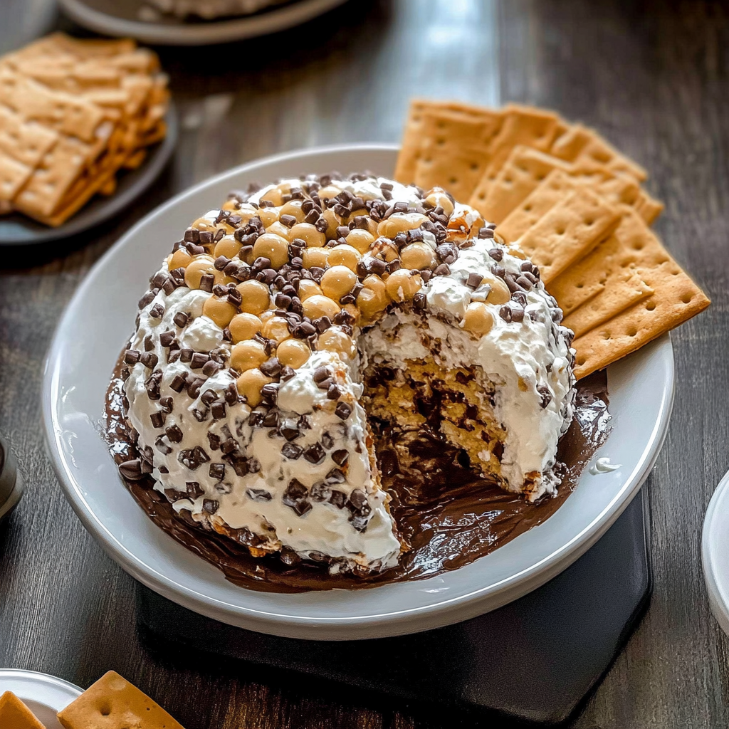 Recipe preparation for S’mores Cheeseball