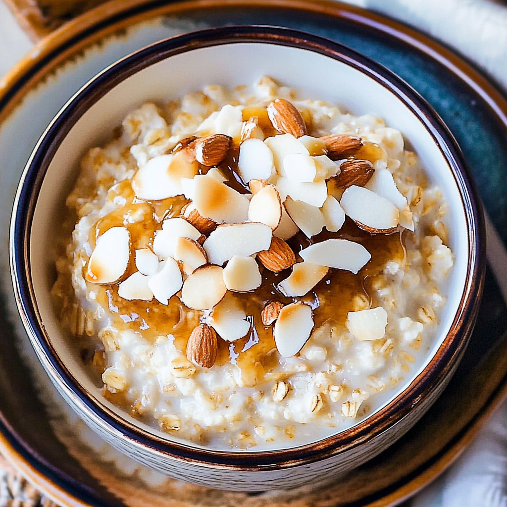 Recipe preparation for Coconut Oatmeal