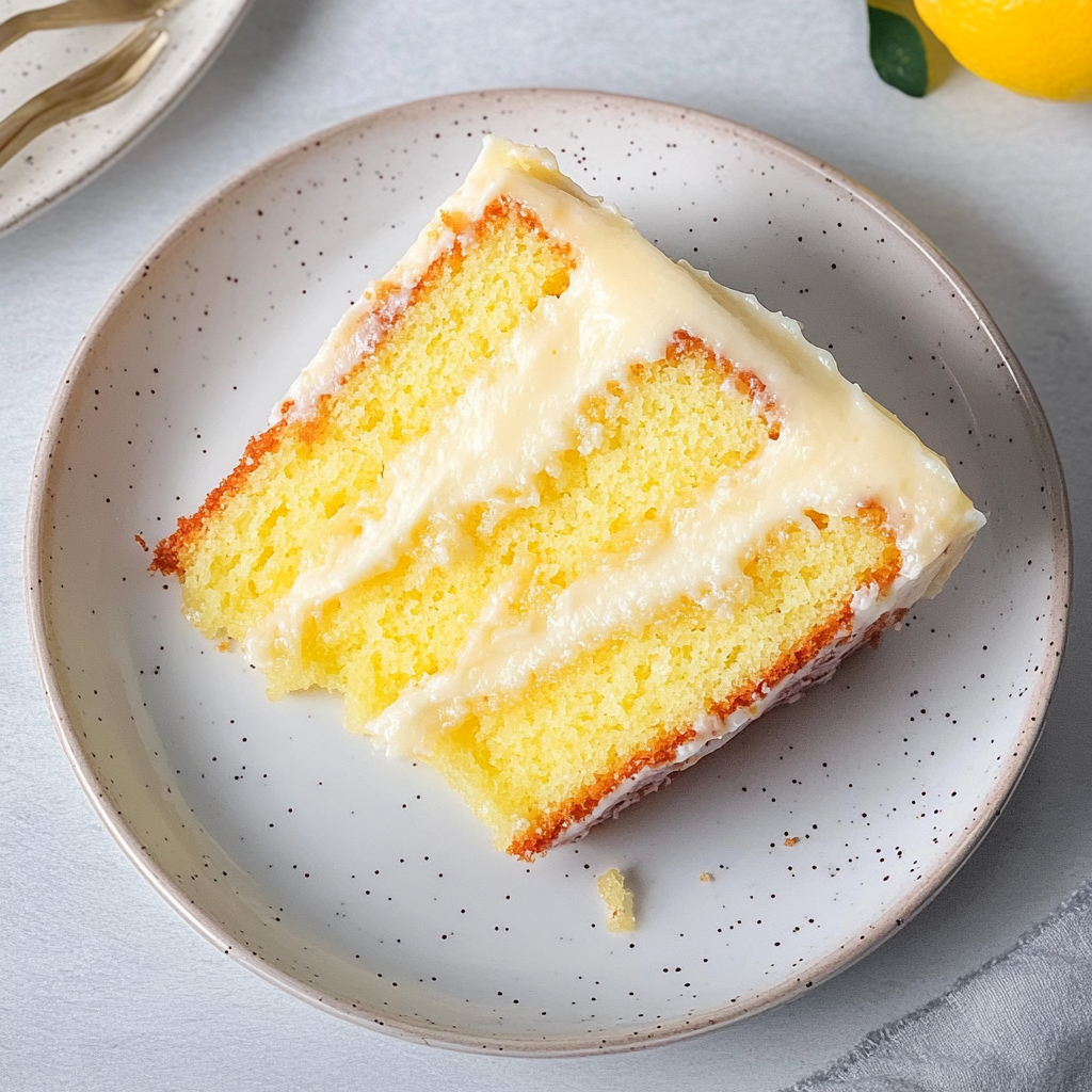 Recipe preparation for Lemon Curd Cake