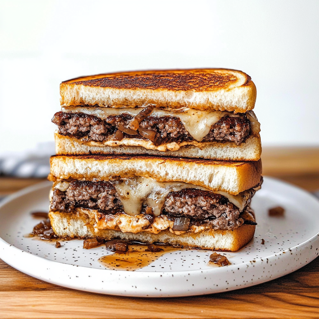 Recipe preparation for Patty Melt Recipe