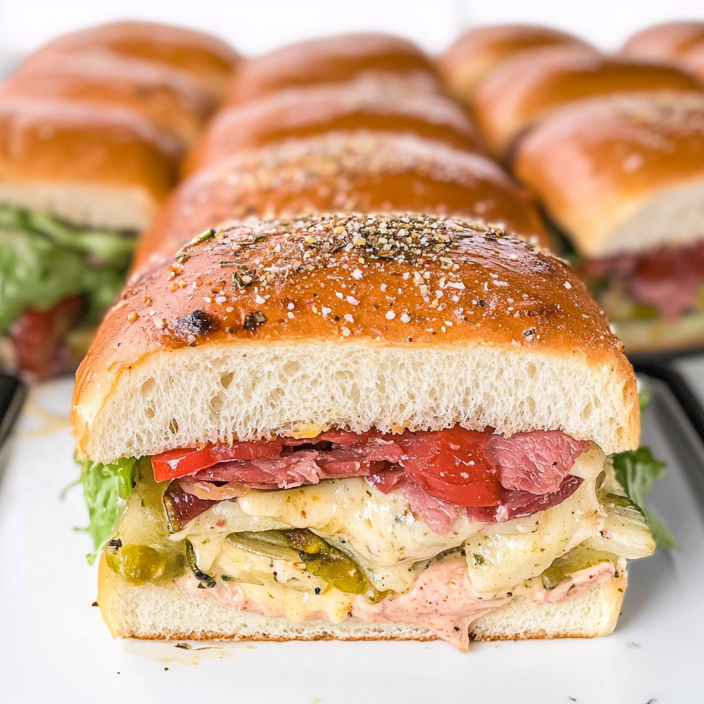 Recipe preparation for Grinder Sliders