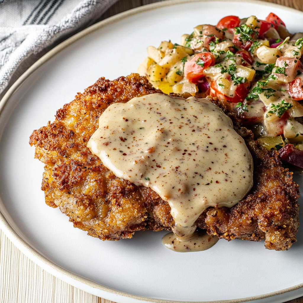 Recipe preparation for Summer Chicken Fried Steak