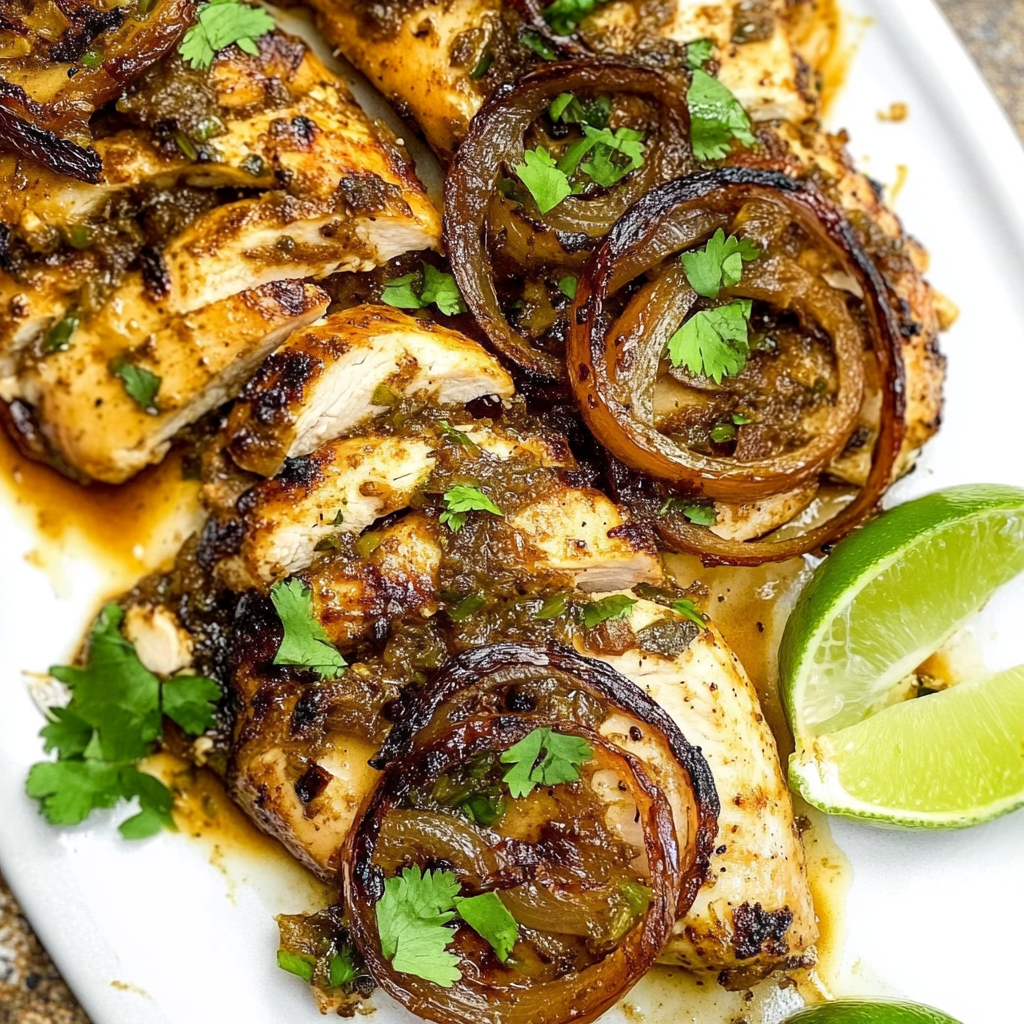 Recipe preparation for Pollo a la Plancha