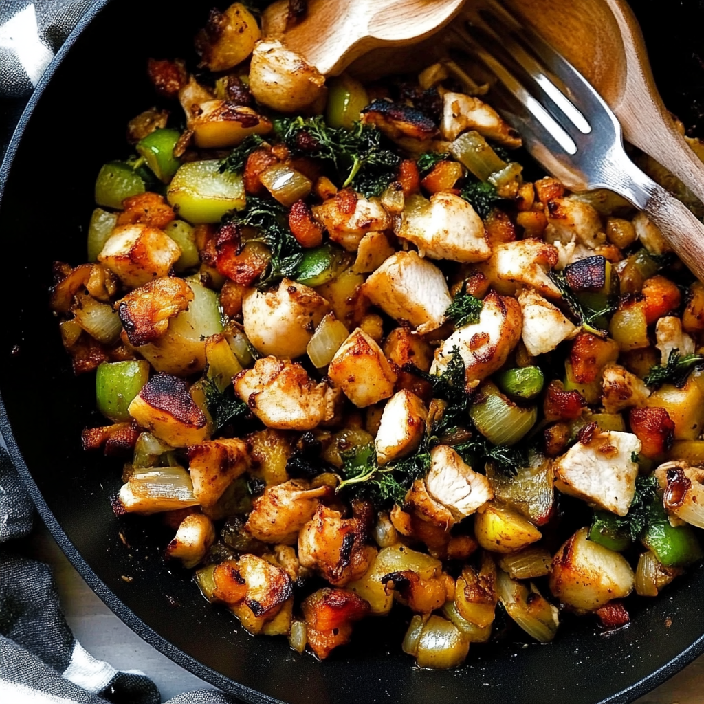 Recipe preparation for Harvest Chicken Hash