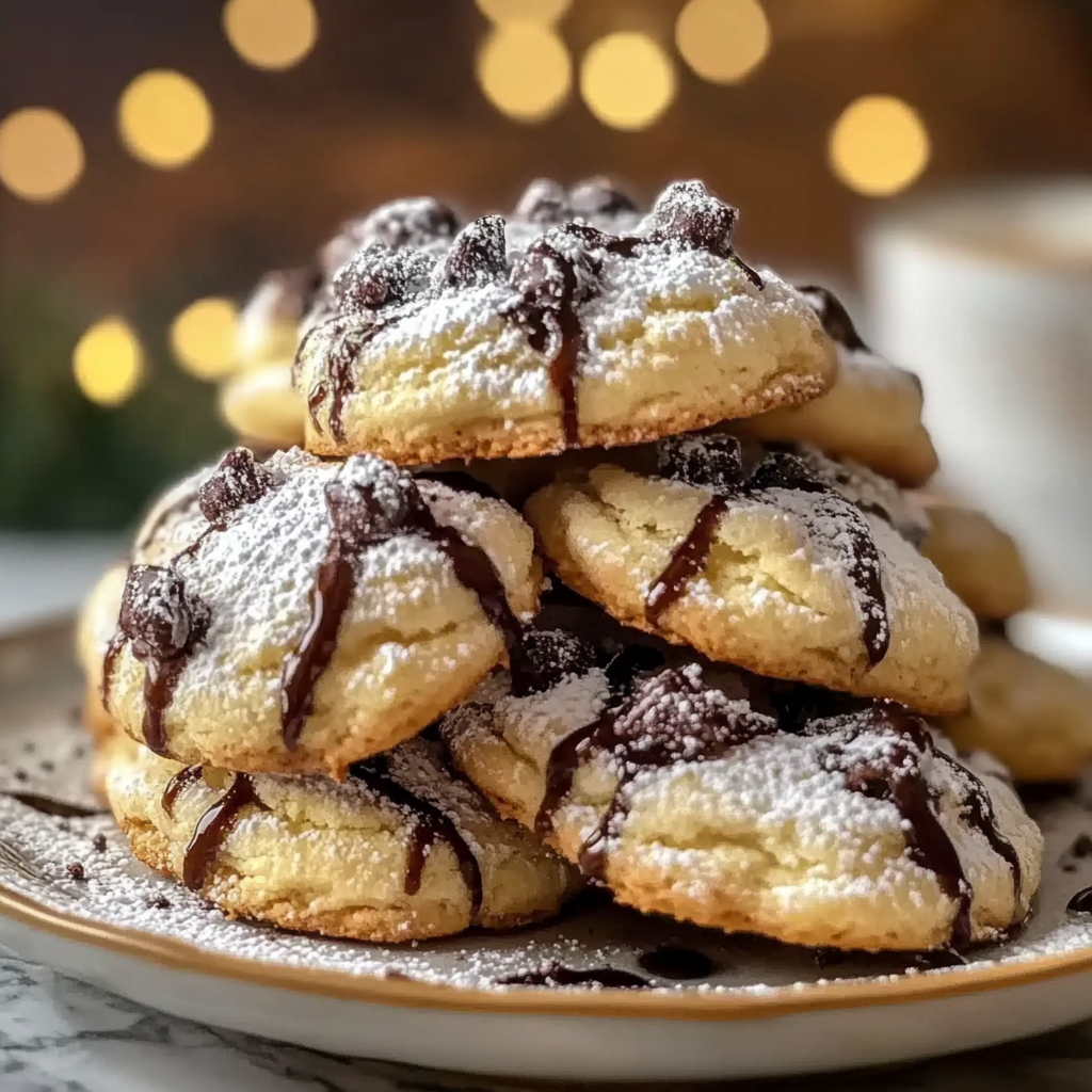 Recipe preparation for Cannoli Cookies