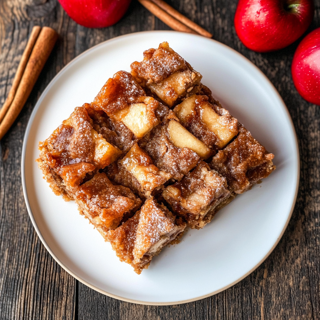 Recipe preparation for Apple Bars