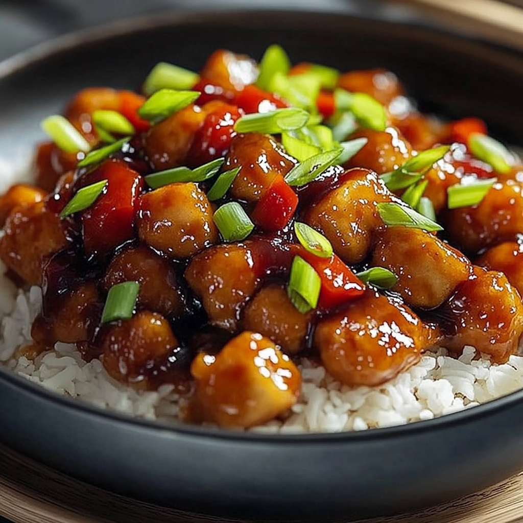 Recipe preparation for Sweet Chili Chicken