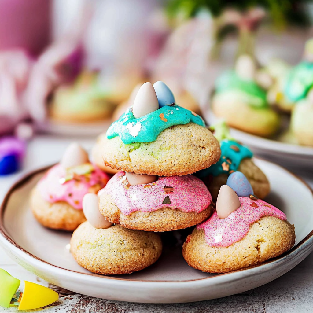 Recipe preparation for Easter Blossom Cookies